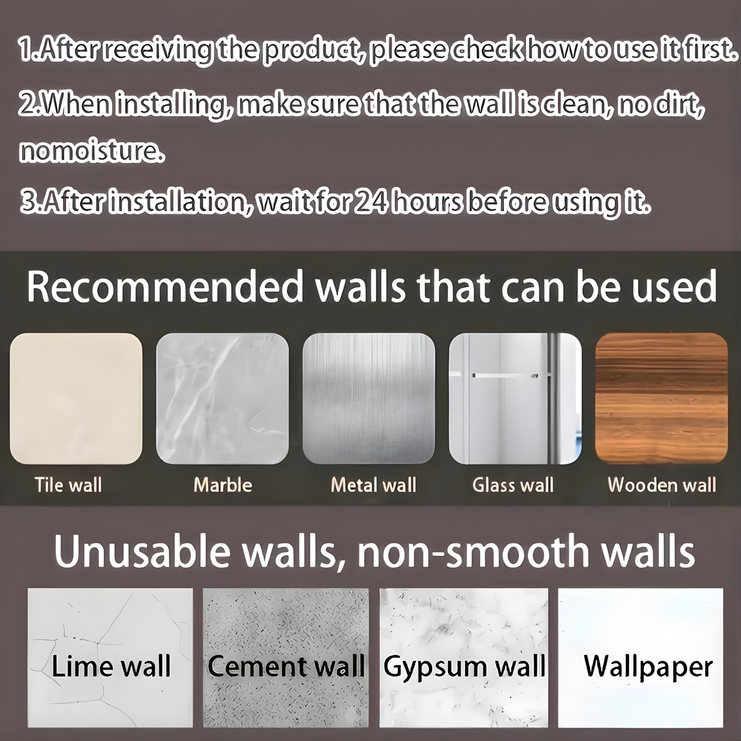 Pack of 2 Self-Adhesive Bathroom Shelf Organizer | No Drill Wall Mounted Storage Rack | Waterproof & Rustproof Metal Shelf for Bathroom & Kitchen